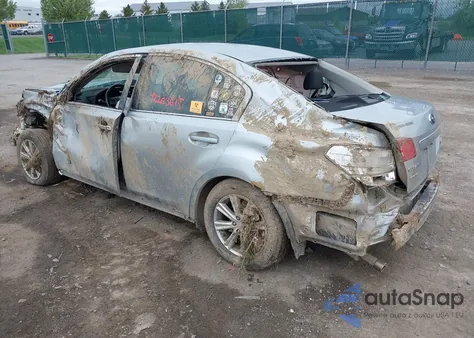 2012 Subaru Legacy 2.5I Premium из США, поврежденный, VIN 4S3BMBC65C3009014